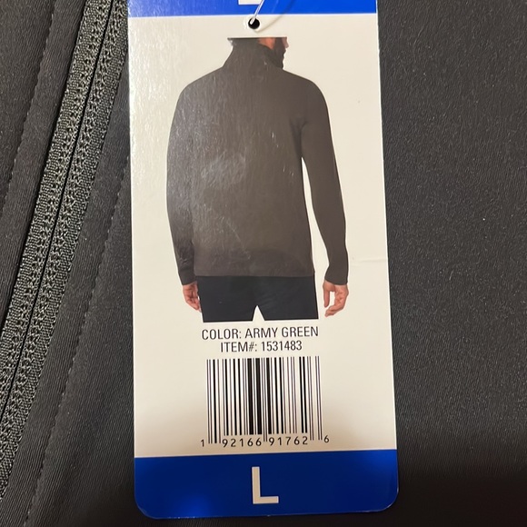 NWT 32 Degrees Heat Men's 1/4 Zip Long Sleeve Pullover - Picture 2 of 4